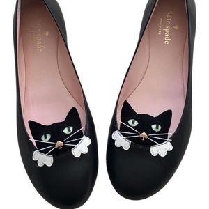 Kate Spade Whiskers Kitty Ballet Flat Sz 7